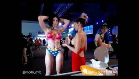 Wonder Woman Body Paint