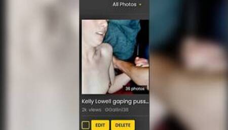 Kelly Lowell fucks, orgasms & gets pussy cumshot