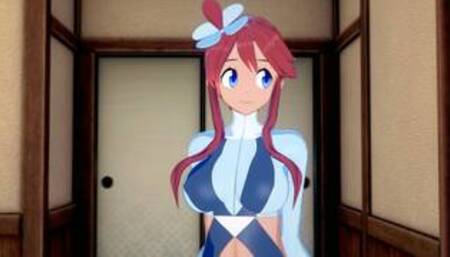 POV-Skyla giving reward after match Hentai 3D