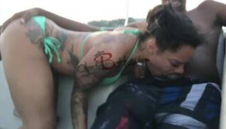 CHARLIEBHUSTLE FUCKS ON FRIENDS BOAT