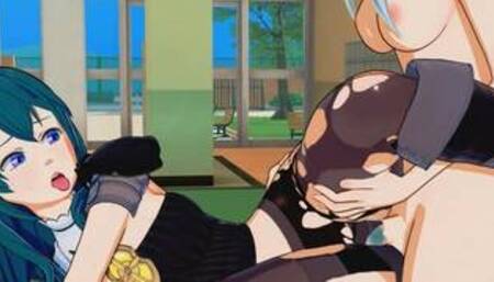 Fire Emblem - FUTANARI Edelgard Fucks Byleth