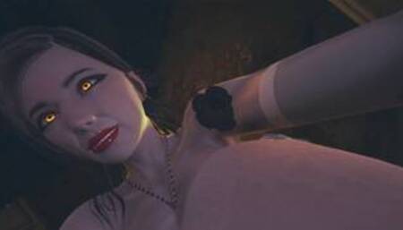 Resident Evil Village: Tall Vampire futa Lady Dimitrescu Taker POV