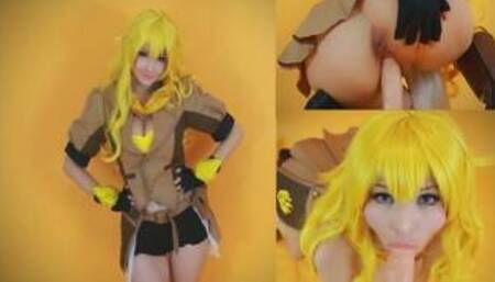 Yang from RWBY is a hungry cumslut