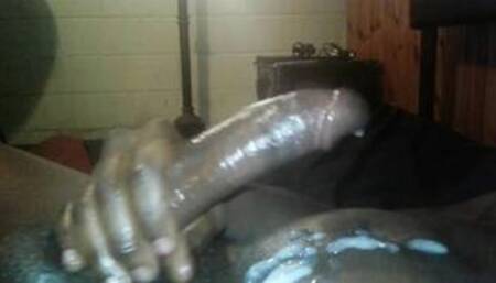 BBC Masturbation "HUGE BLACK DICK CUMSHOT"